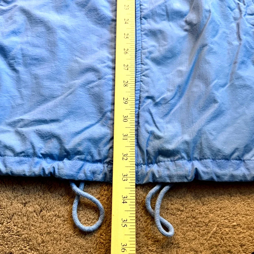 University Of North Carolina UNC Tar Heels Starter Jacket Hood Nylon Zip Mens XL